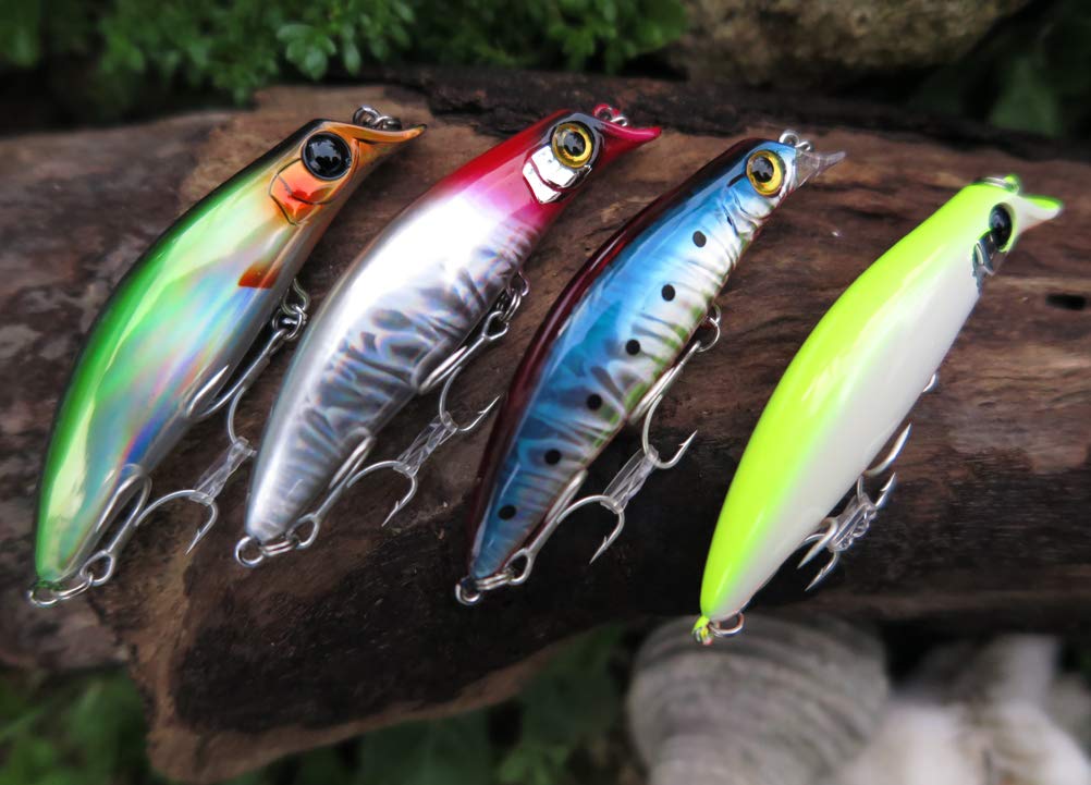 Amazon.co.jp: [青嵐ルアー]フローティングミノー シーバス セット